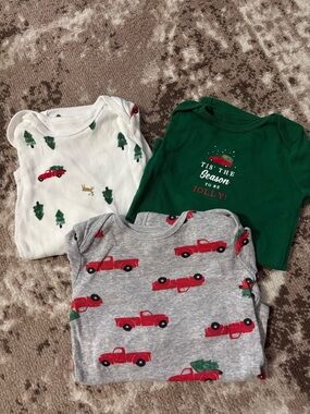 Long sleeve Christmas onesies